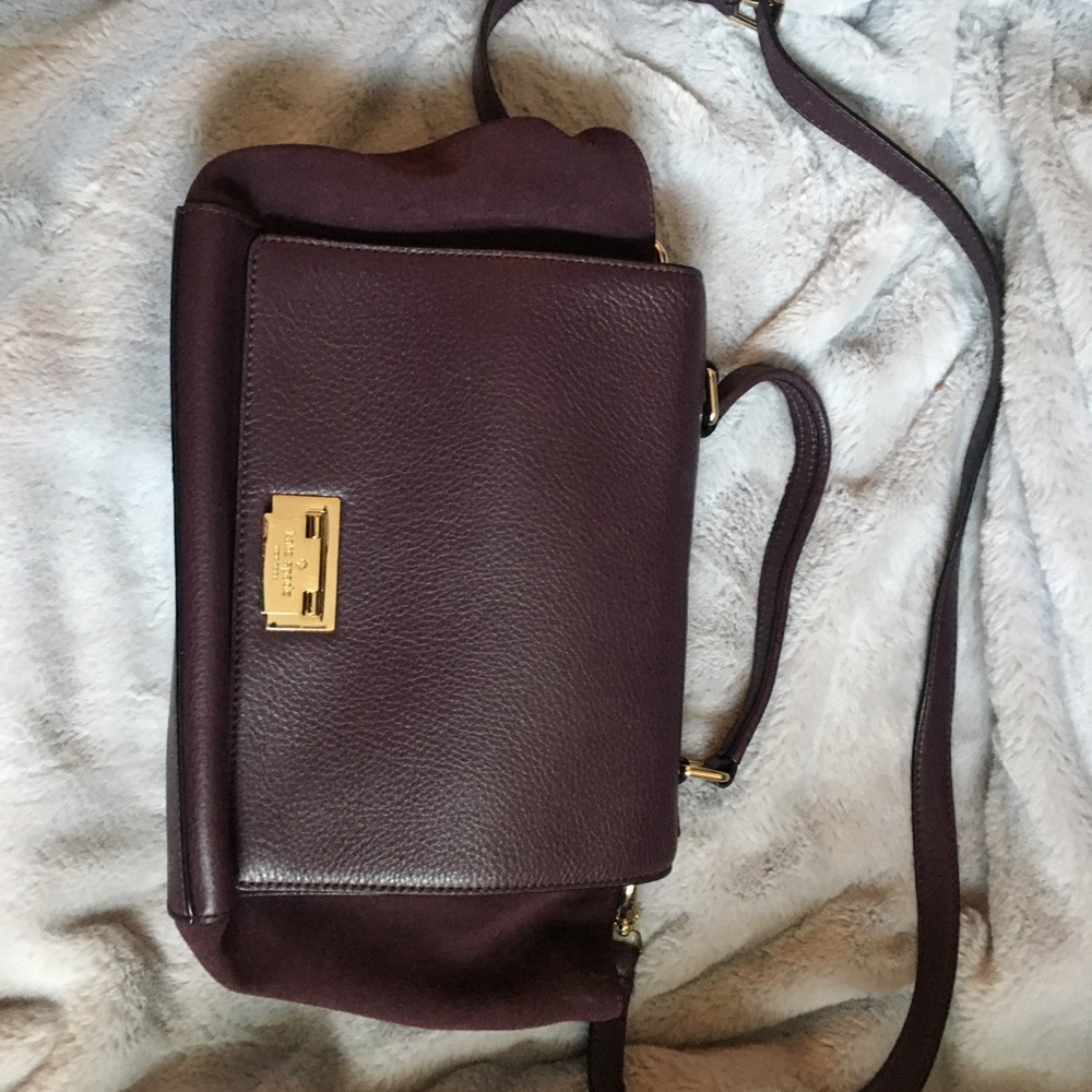 Kate Spade Plum Handbag - Picture 2 of 4